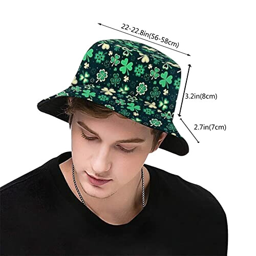 Bob Trèfle taille unique homme/femme variant 1 