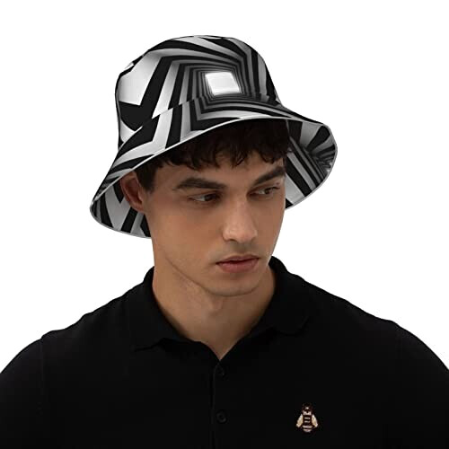 Bob Carré blanc taille unique homme/femme variant 5 