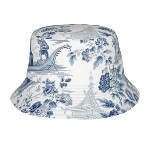 Bob Chinois toile e bleu poudré taille unique homme/femme