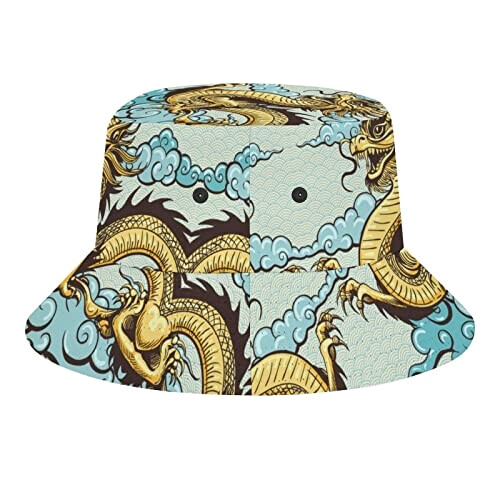 Bob Chinois dragon c taille unique homme/femme variant 5 