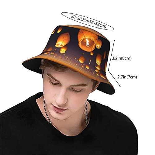 Bob Chinois lanternes volantes es taille unique homme/femme variant 1 