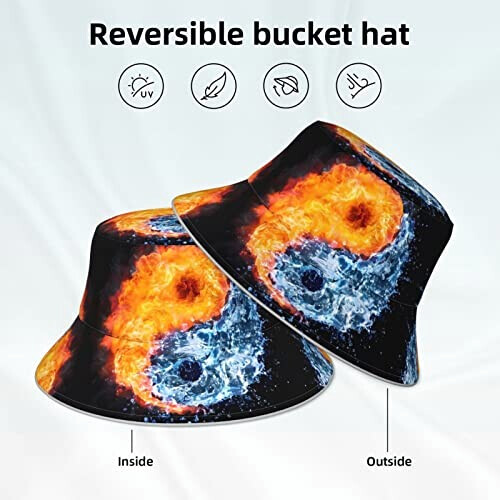 Bob Yin Yang noir taille unique homme/femme variant 3 