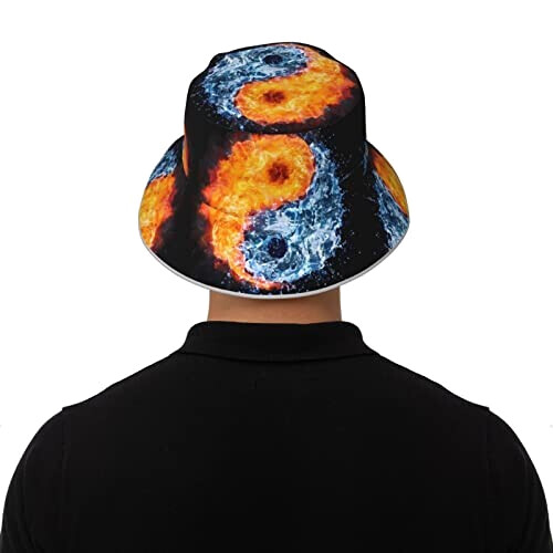 Bob Yin Yang noir taille unique homme/femme variant 6 