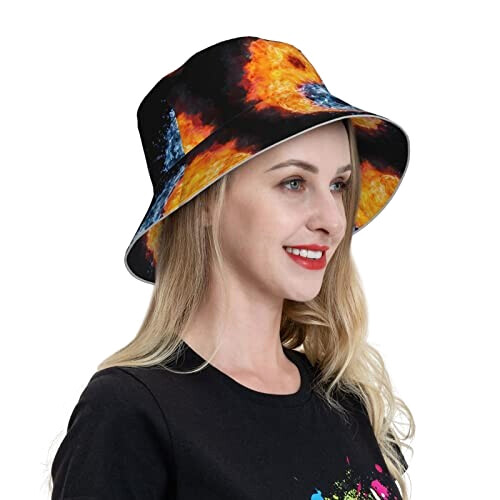 Bob Yin Yang noir taille unique homme/femme variant 7 