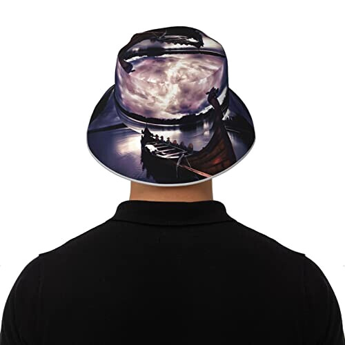 Bob Viking noir taille unique homme/femme variant 6 