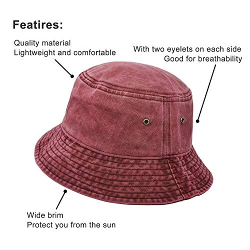 Bob rouge vineux homme/femme variant 1 