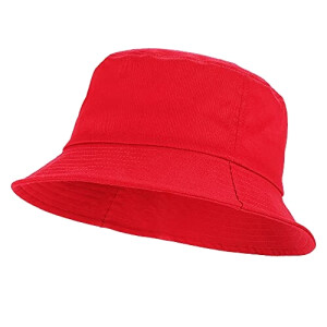 Bob rouge plaine taille unique homme/femme
