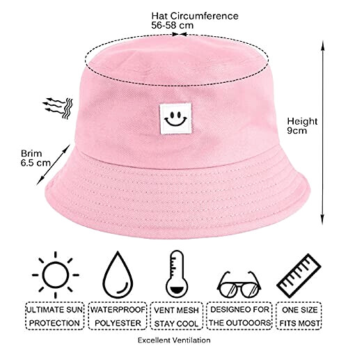 Bob rose taille unique homme/femme variant 0 
