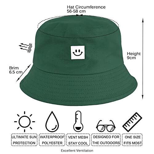 Bob vert taille unique homme/femme variant 0 