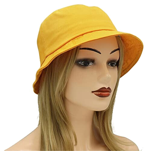 Bob jaune plaine taille unique homme/femme variant 3 