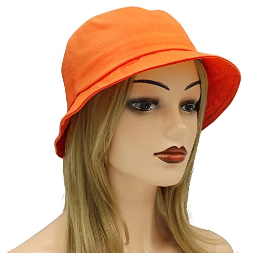 Bob orange plaine taille unique homme/femme variant 2 