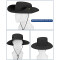 Bob noir taille unique homme/femme - miniature variant 3