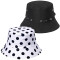 Bob noir + pois s taille unique homme/femme - miniature