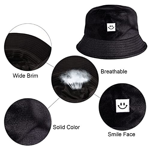 Bob noir taille unique homme/femme variant 1 