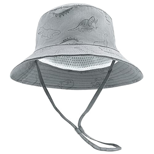 Bob gris dinosaure bébé/fille/garçon