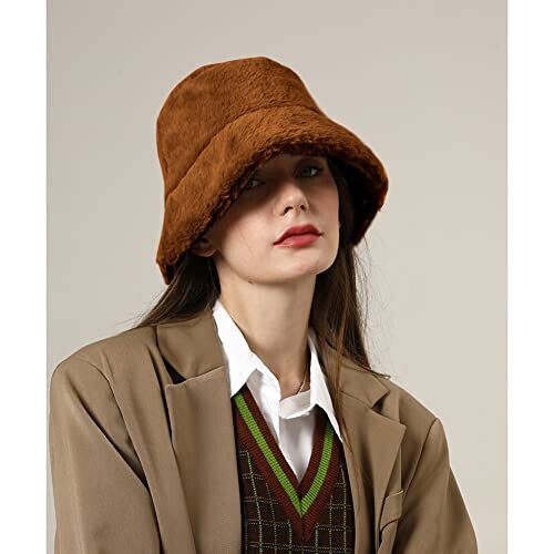 Bob marron taille unique femme variant 0 