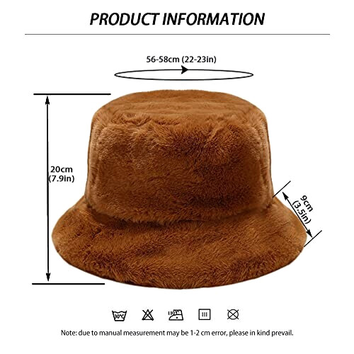 Bob marron taille unique femme variant 5 