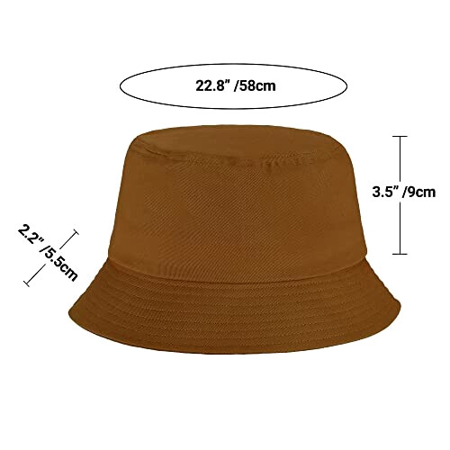 Bob marron clair uni taille unique homme/femme variant 2 