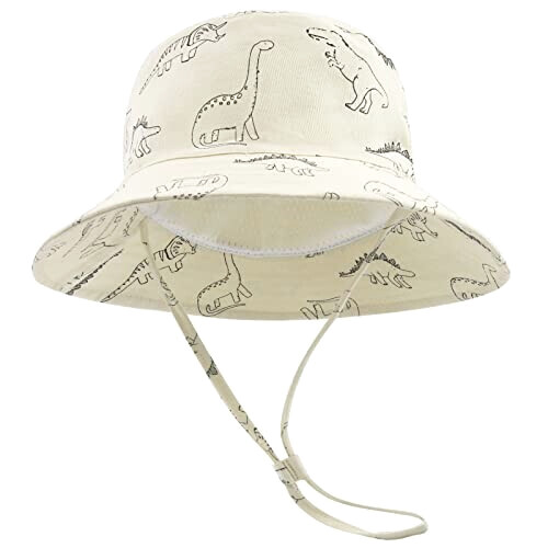Bob beige dinosaure bébé/fille/garçon