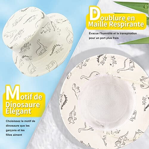Bob beige dinosaure bébé/fille/garçon variant 1 