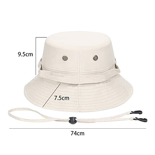 Bob beige coton homme/femme variant 3 